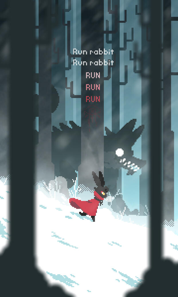 Snow forrest