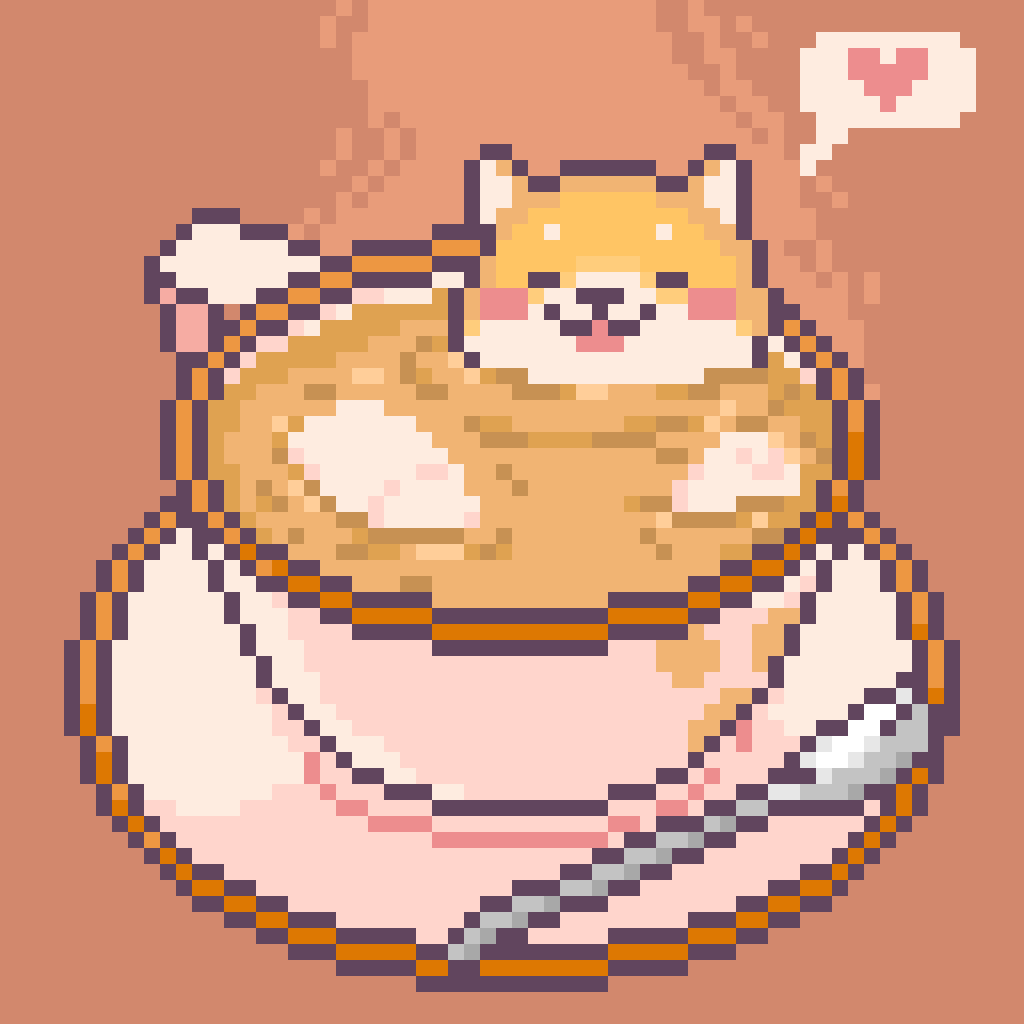 Coffee doggo