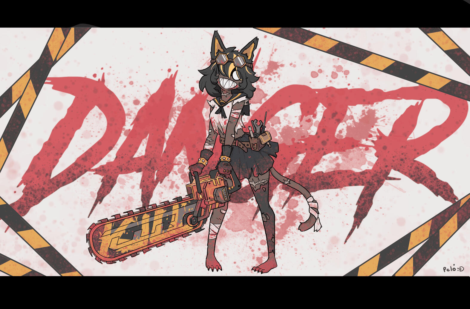 Chainsaw cat